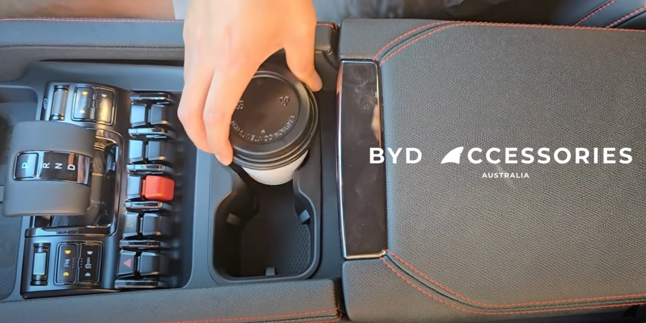 How To Install The Cup Holder Protector Sleeve for BYD Shark 6 2024-2025