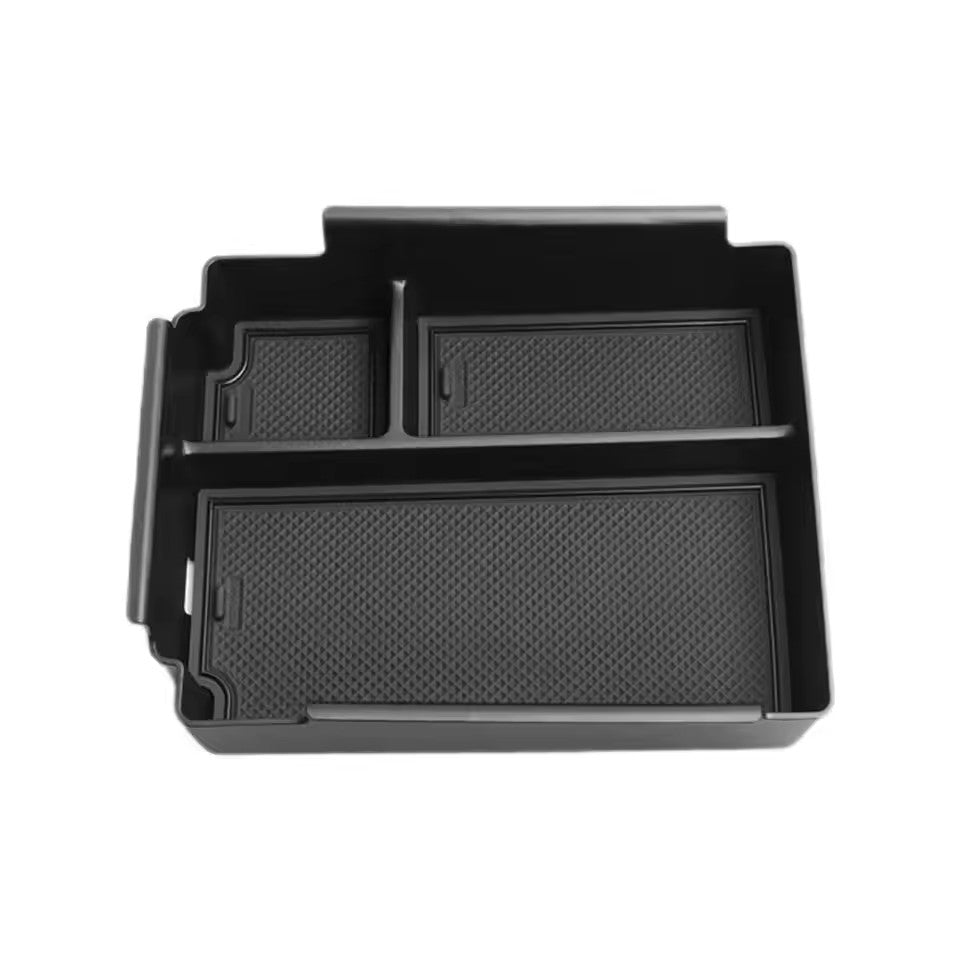 BYD SHARK 6 2024 2025 ARMREST CONSOLE TRAY PROTECTIVE ACCESSORY STORAGE BOX ORGANISER ORGANIZER TPE VEHICLE BLACK CUSTOM MADE 1