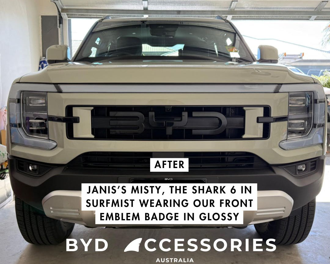 How to Black Out Your BYD Shark 6 Badges (Front & Rear Emblem Guide)