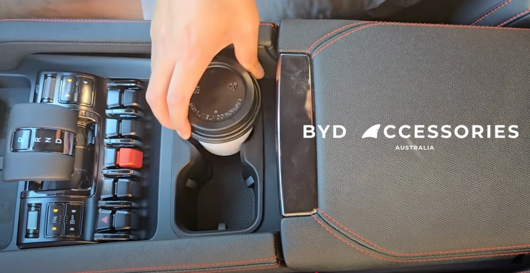How To Install The Cup Holder Protector Sleeve for BYD Shark 6 2024-2025