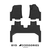 BYD Shark 6 Premium 3D Custom Moulded Floor Mats with Extended Sides