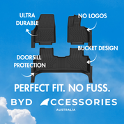 BYD Sealion 7 Premium 3D Custom Moulded Floormats (Front and Rear)