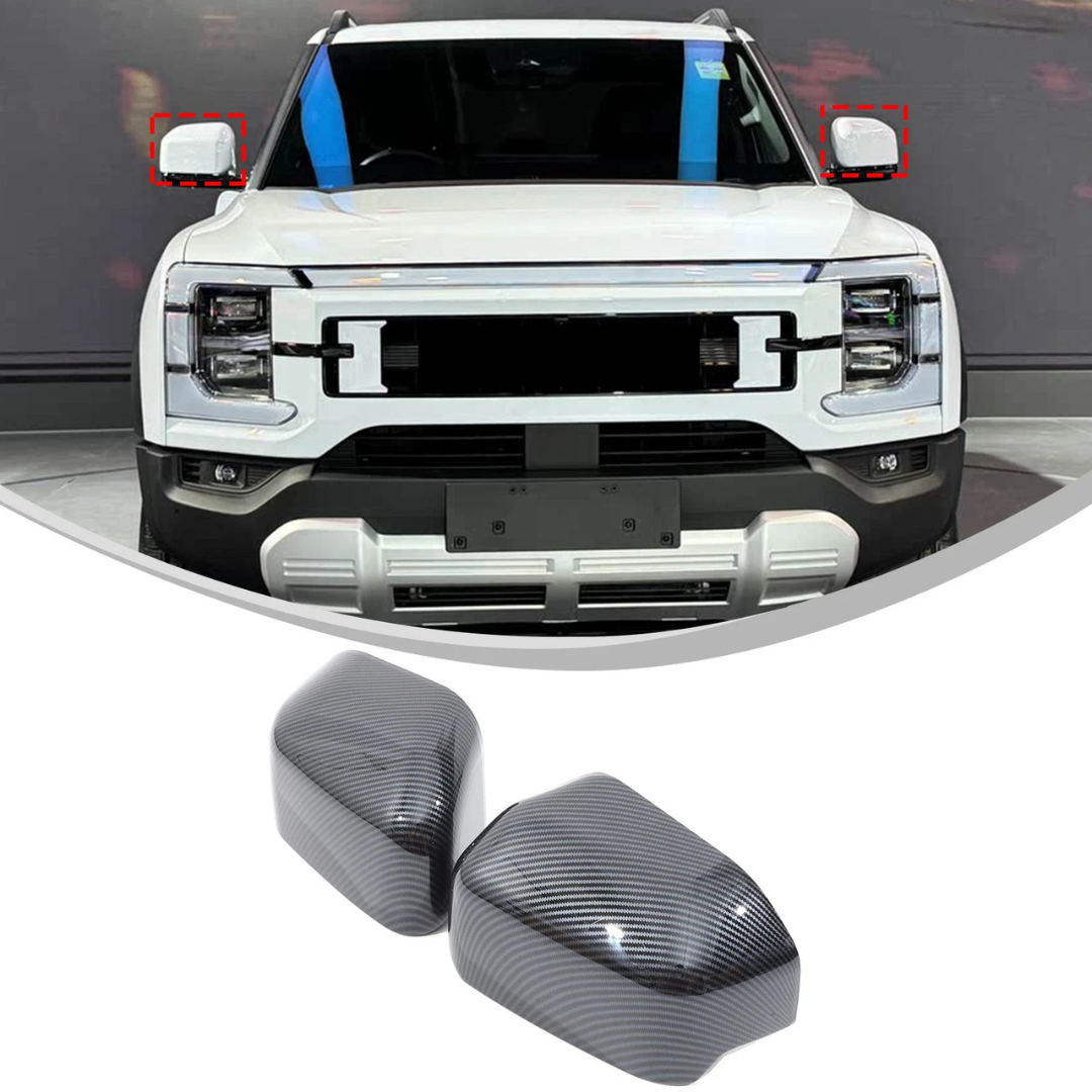 BYD Shark 6 Carbon Fibre Design Mirror Covers