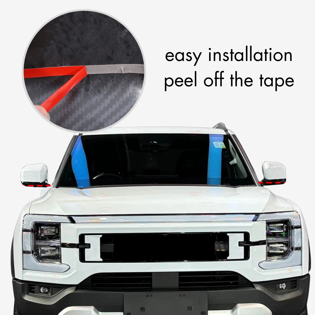 BYD Shark 6 Carbon Fibre Design Mirror Covers