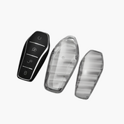 BYD KEY FOB REMOTE CASE PROTECTION KEYLESS ENTRY COVER CASE ACCESSORIES ACCESSORY PROTECTOR SHARK SEAL SEALION ATTO3 PREMIUM DESIGNER COVER CLEAR TRANSPARENT 3