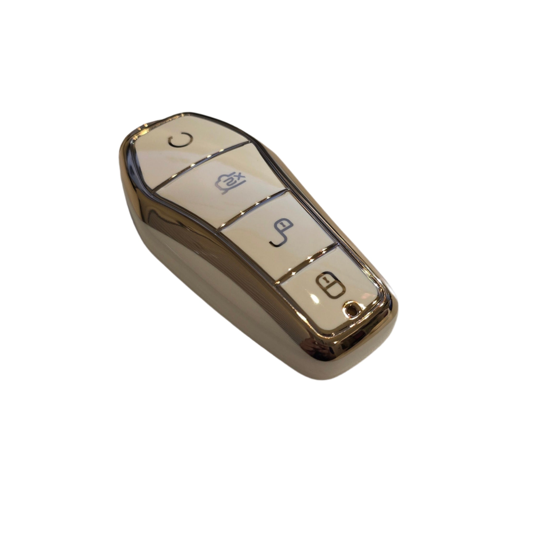 BYD KEY FOB REMOTE CASE PROTECTION KEYLESS ENTRY COVER CASE ACCESSORIES ACCESSORY PROTECTOR SHARK SEAL SEALION ATTO3 PREMIUM DESIGNER COVER CREAM 1