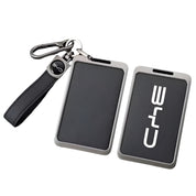 BYD NFC KEY FOB REMOTE CASE ALLOY METAL LEATHER KEYCHAIN PROTECTION KEYLESS ENTRY COVER CASE ACCESSORIES ACCESSORY PROTECTOR SHARK SEAL SEALION ATTO3 PREMIUM DESIGNER COVER