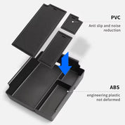 BYD SHARK 6 2024 2025 ARMREST CONSOLE TRAY PROTECTIVE ACCESSORY STORAGE BOX ORGANISER ORGANIZER TPE VEHICLE BLACK CUSTOM MADE 3