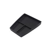 Black rectangular tray with compartments on a white background, made for byd sealion 5