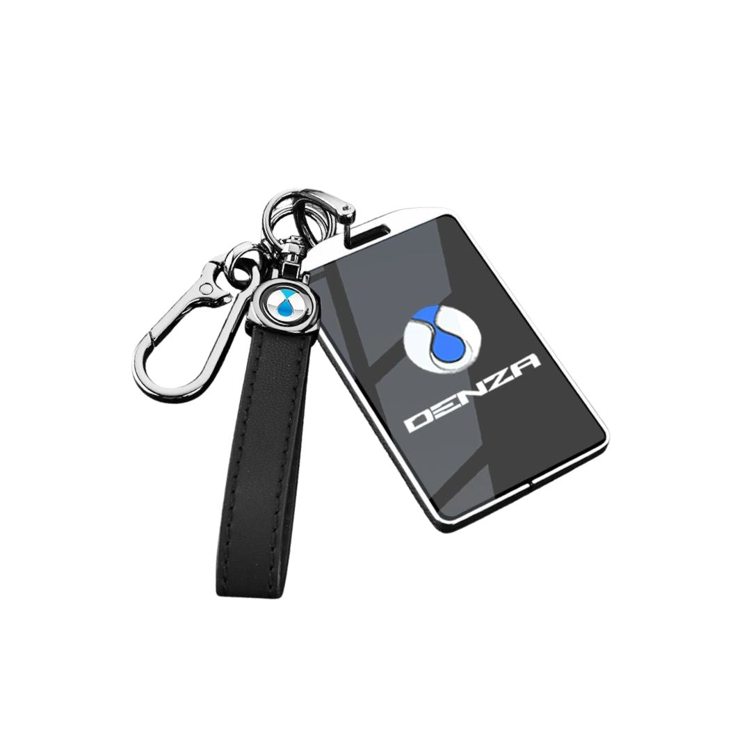 BYD NFC Keychain with a black rectangular device featuring a logo on a white background