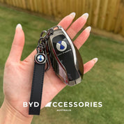 Denza Premium Alloy Remote Key Case in Gun Metal