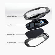 Denza Premium Alloy Remote Key Case in Gun Metal